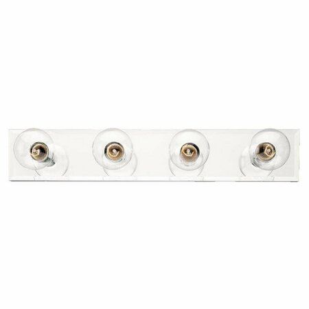 BRIGHTBOMB Four Light Indoor Bath Bar, Mirror BR2689906